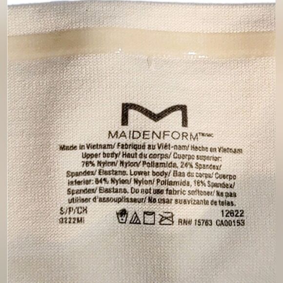 Maidenform Cool Comfort Firm Hi Waist Thigh Slimmer Shapewear 12622 Beige NWT - Picture 8 of 16